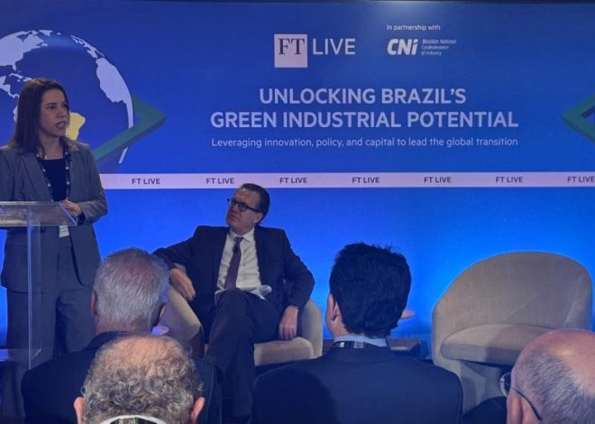 Raquel Lyra abre evento da CNI e Financial Times em Nova Iorque e reforça que Pernambuco está pronto para receber investimentos